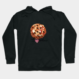 Chocolate Chip cookie art Hoodie